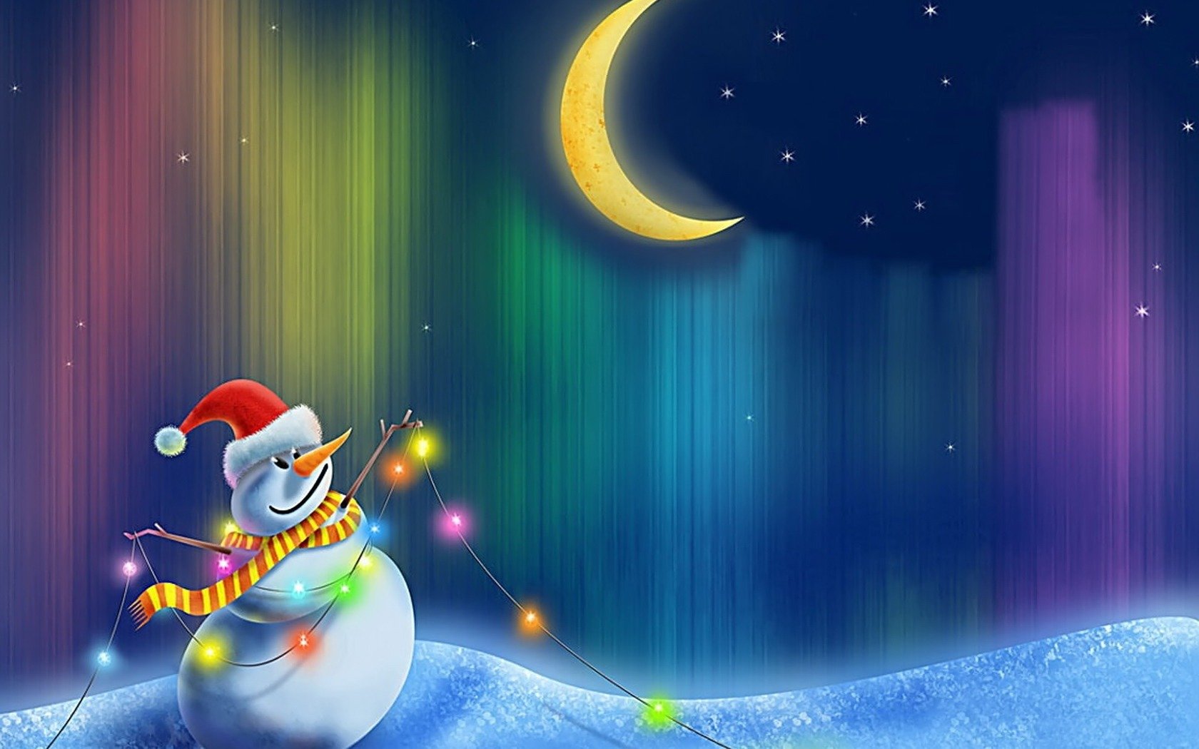 Snowman wallpaper ID:435649 for hd 1680×1050 computer